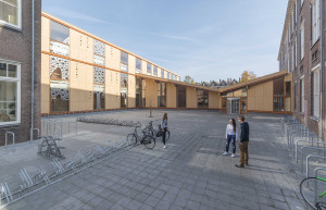 Ontwerp en realisatie renovatie en uitbreiding Rudolf Steiner College Rotterdam. Ontwerp: Arconiko Architecten.